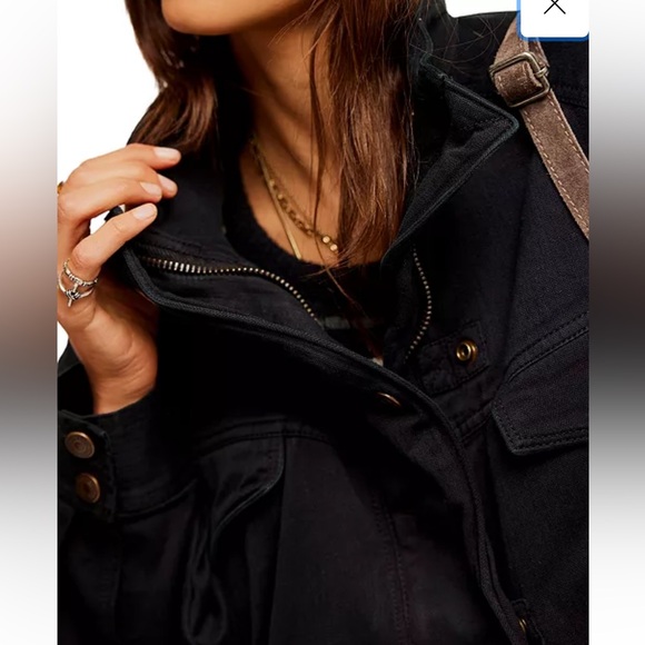 FREE PEOPLE UTILITY JACKET SZ M. NWOT - Picture 3 of 9